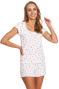 Doctor Nap PM.7448 piżama dwuczęściowa krótki rękaw roses kiss