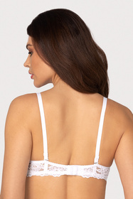 Biustonosz push-up Róża Carmen biały