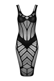 Obsessive D609 dress Nocna koszulka, czarny