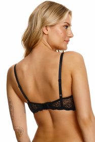 Lupo 151 Biustonosz push-up, czarny