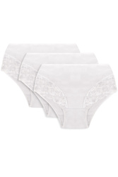 Wysokie figi Vivisence 4008 3-pack biały