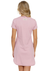 Doctor Nap TM.4542 koszula nocna z zatrzaskami papaya