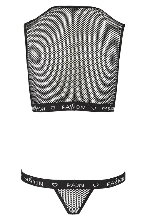 Komplet biustonosz + stringi Passion Debra set black 