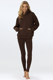 Komplet legginsy + bluza Dkaren Oseye-Kpl czekolada