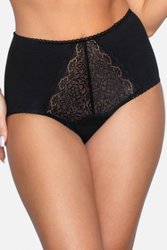 Majtki wysokie figi Babell BBL 185 czarny