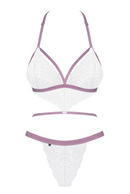 Obsessive Lilyanne teddy Body sexy, biały