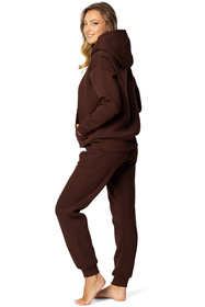 Komplet bluza+spodnie Dkaren DK-K-B6 czekolada
