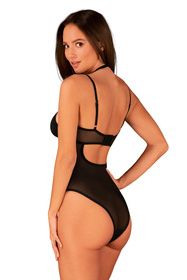 Body sexy Obsessive Selinne teddy czarny 