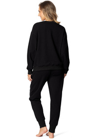 Komplet bluza+spodnie Dkaren DK-K-B7 czarny