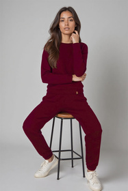 Spodnie dres Vivisence 9104 bordowy