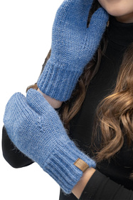 Rękawiczki dzianinowe z 1 palcem Vivisence 7015R jeans