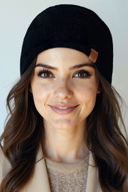 Czapka Vivisence 70115 czarny