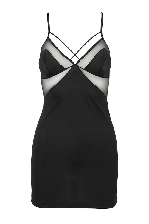 Nocna komplet koszulka + stringi Avanua Quella chemise black