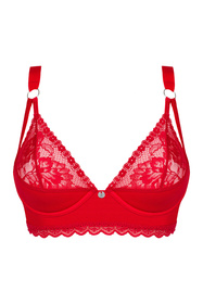 Obsessive Belovya bra Biustonosz półusztywniany, czerwony