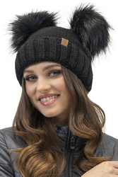 Czapka Vivisence 70106 czarny