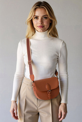 Torebka na ramię Vivisence T0007 karmelowy