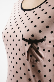 Italian Fashion Bonilla kr.r. sp.3/4 Nocna piżama, druk/czarny