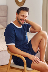 Piżama Doctor Nap PMB.7218 navy blue