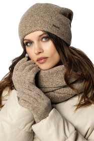 Rękawiczki Vivisence 7208 beżowy melanż 