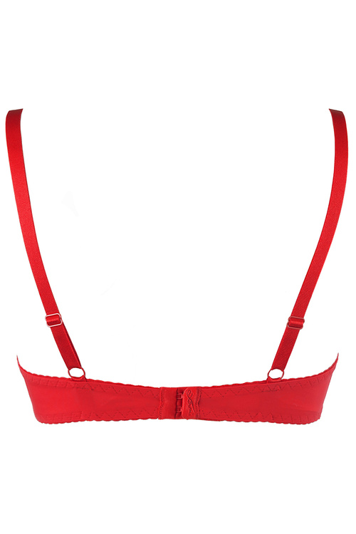 Axami V-10351 Biustonosz push-up, czerwony