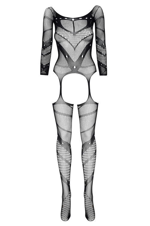 Body bodystocking Beauty Night Esmeralda BN6590 black