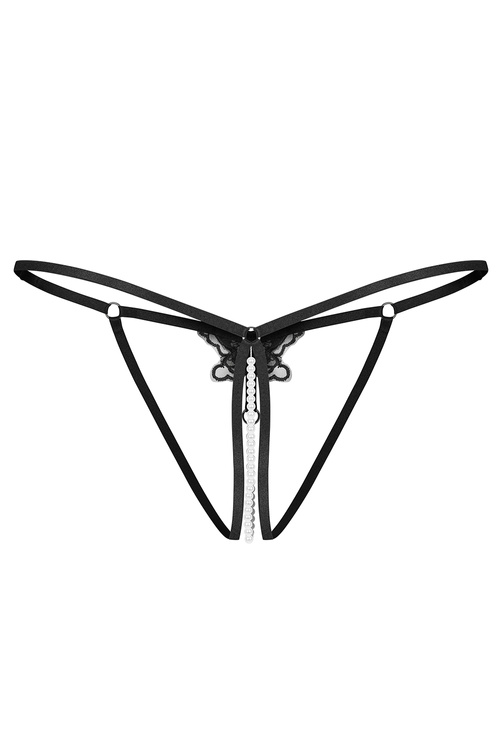 Obsessive Selisme stringi otwarte z paseczkami black