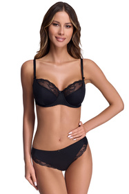 Biustonosz półusztywniany Ava 2110 Azalea Maxi black