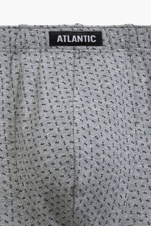 Bokserki Atlantic 3MH-197 3-pak szmaragdowy/czarny/szary
