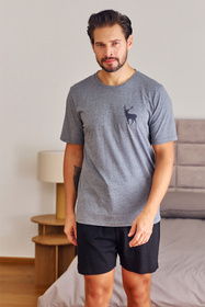 Piżama Doctor Nap PMB.7235 dark grey