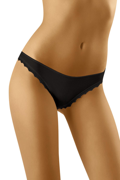 Wol-Bar Soft Gentle Majtki figi, czarny