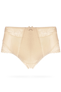 Wysokie figi Nessa Mamma Lace N02 beżowy