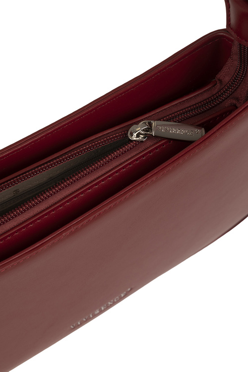 Vivisence T0020 torebka na ramię z zamkiem maroon