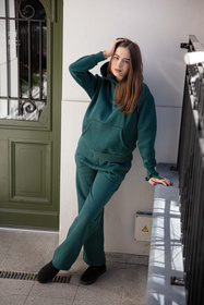 Komplet bluza+spodnie Dkaren DK-K-B9 zielony