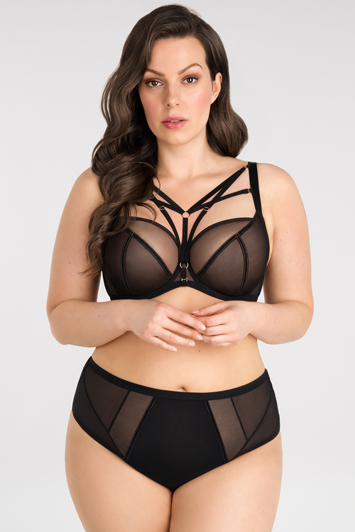 Biustonosz miękki Gorsenia K824 Just Black czarny