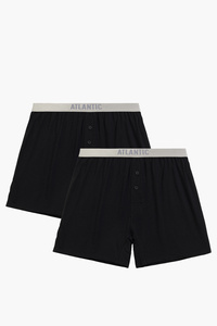 Atlantic 2BMB-005 bokserki 2-pack luźny krój biały