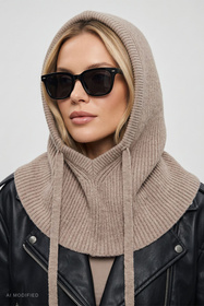 Vivisence 70131 kaptur balaclava, beżowy