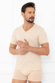 Koszulka t-shirt Italian Fashion Apollo kr.r. beż