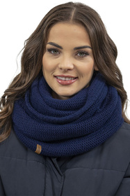 Vivisence 7014Kmpl Komplet czapka+komin, granatowy