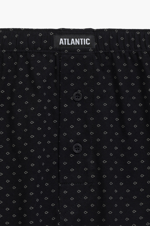 Bokserki Atlantic 2MBX-059 2-pak czarny/szmaragdowy