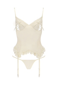 Gorset sexy Avanua Bianca corset ecru 