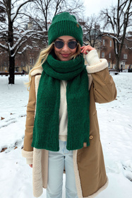 Czapka Vivisence 70113 zielony