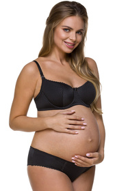 Lupo 1381 Biustonosz do karmienia, czarny