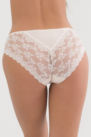 Majtki figi Italian Fashion Elba midi pudrowy