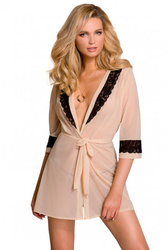 Nocna peniuar Casmir Daisy peignoir beige