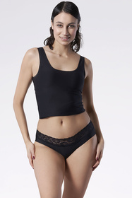 Julimex Hipster panty Majtki figi, czarny