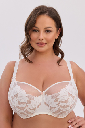 Biustonosz półusztywniany Gaia 1134M Keto Maxi ecru-mokka