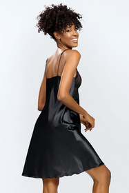 Nocna koszulka Dkaren Chika czarny