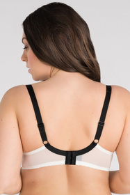 Biustonosz miękki Gorsenia K840 Black & White biały 