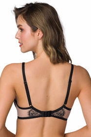 Biustonosz push-up Mat 3804/11/1 Frances beż-czarny