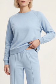 Vivisence 9208kmpl komplet dresowy bluza i spodnie w kant błękitny